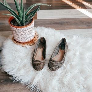 Frye Emma woven flats
